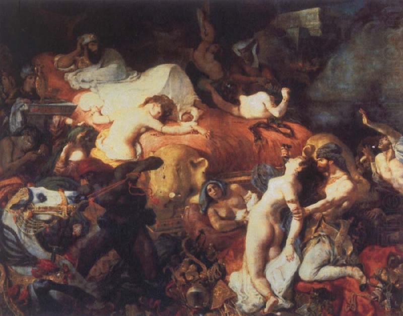 Eugene Delacroix Death of Sardanapalus china oil painting image